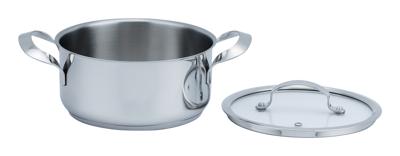 Kookpot met Deksel Haeger PA-16H.010A Grijs Ø 16 cm