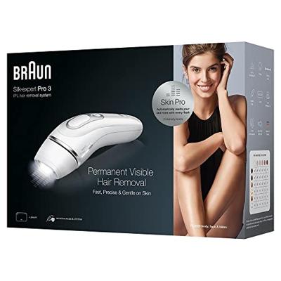 Braun Silk-expert Pro Silk expert Pro 3 PL3020 IPL Zilver, Wit Braun Silk-expert Pro Silk expert Pro 3 PL3020 IPL Zilver, Wit