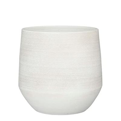 Mica Decorations bloempot Evora 37x34cm off white