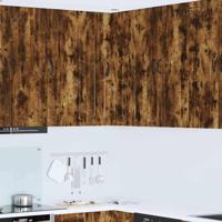 Keukenkast Gerookt eiken 57 x 57 x 100 cm Bewerkt hout - thumbnail