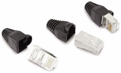 LogiLink MP0012 RJ45-connector Cat 5e, afgeschermd Stekker, recht Aantal polen: 8P8C Zwart 100 stuk(s) LogiLink MP0012 RJ45-connector Cat 5e, afgeschermd Stekker, recht Aantal polen: 8P8C Zwart 100 stuk(s)