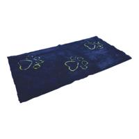 Dog Gone Smart Dirty Dog microvezel deurmat, super absorberend, machinewasbaar met antislip achterkant, groot, marine - thumbnail