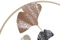 Wanddecoratie DKD Home Decor Gouden Metaal Terra cotta Blad van een plant (103,5 x 7 x 67 cm) - thumbnail