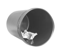 HAN GRIP KARMA 18198-19 Prullenbak 18 l Kringloop kunststof Eco-donkergrijs 1 stuk(s) - thumbnail