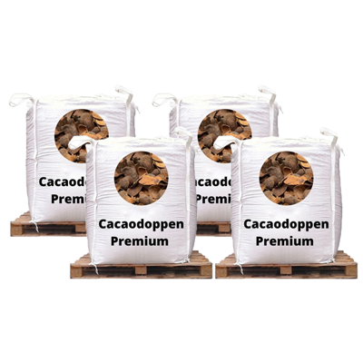 Cacaodoppen premium 8m3 bigbag Warentuin Collection - Warentuin collection