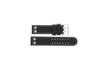 Horlogeband Hamilton H690.776.116 / H690776116 Leder Zwart 22mm - thumbnail