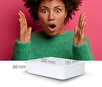 HAN HA-1110-84 Smart-organiser Allison Box Met Binnenschaal En Deksel Hemels Blauw, Stapelbaar - thumbnail