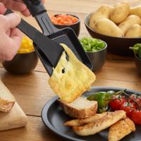 Raclettemachine - SEVERIN - RG9670 - 8 personen - Grote kookplaat met antiaanbaklaag 41,7 x 26,3 cm - 1400 W - Zwart - thumbnail