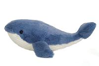 Pluchen walvis Waltraud 44 cm TEDDY HERMANN blauw - thumbnail