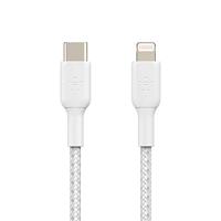 Belkin BOOSTCHARGE gevlochten USB-C naar Lightning kabel - thumbnail