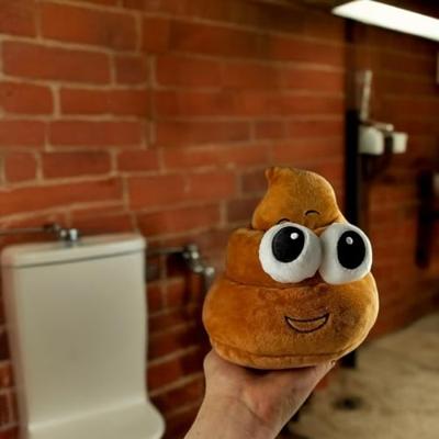 Poo Knuffel Pluche Poep, 18cm