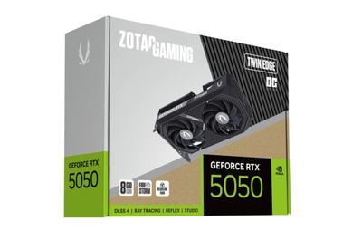 Zotac GAMING GeForce RTX 5050 Twin Edge OC NVIDIA 8 GB GDDR6