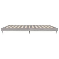 Bedframe bewerkt hout grijs sonoma eikenkleurig 200x200 cm - thumbnail