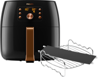 Philips Airfryer XXL Smart Sensing Premium HD9867/90 + Kookrek + Panverdeler - thumbnail