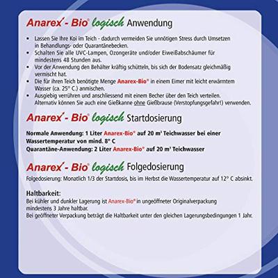 Anarex Bio Logisch 4 - 5L: Waterbehandeling voor Gezonde Koi & Vijvers Anarex Bio Logisch 4 - 5L: Waterbehandeling voor Gezonde Koi & Vijvers