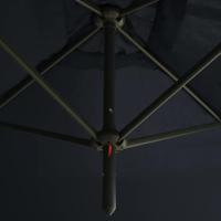 VidaXL Parasol dubbel met stalen paal 600x300 cm antracietkleurig - thumbnail