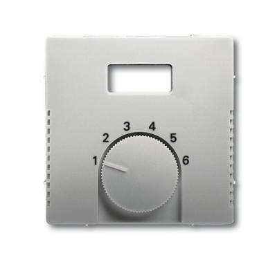 Busch-Jaeger 2CKA001710A3761 Temperatuurregelaar Afdekking Puur RVS RVS 1 stuk(s)