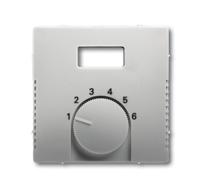 Busch-Jaeger 2CKA001710A3761 Temperatuurregelaar Afdekking Puur RVS RVS 1 stuk(s) - thumbnail