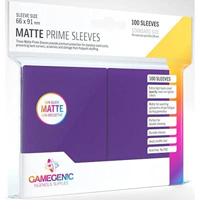 Gamegenic - Sleeves Matte Prime Purple (100 Sleeves) Gamegenic - Sleeves Matte Prime Purple (100 Sleeves)