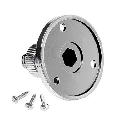 Adam Hall Bevestigingsplaat voor zwanenhals chroom