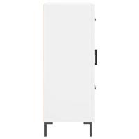 Dressoir 69,5x34x90 cm bewerkt hout wit - thumbnail