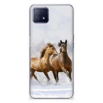 OPPO A53 5G | OPPO A73 5G | TPU Hoesje | Paarden OPPO A53 5G | OPPO A73 5G | TPU Hoesje | Paarden