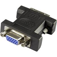 Renkforce RF-4212222 DVI / VGA Adapter [1x DVI-stekker 24+5-polig - 1x VGA-bus] Zwart - thumbnail