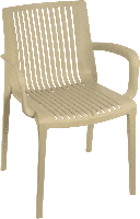 Stretto tuinstoel taupe - thumbnail