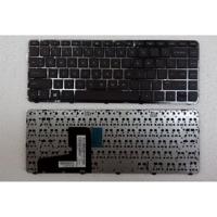 Notebook keyboard for HP Pavilion Sleekbook 240 G2 14-R 14-G black with frame - thumbnail
