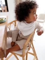 Set van 2 slabbetjes bandana wit - thumbnail