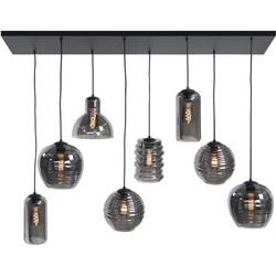HighLight hanglamp Fantasy 8L - zwart / smoke HighLight hanglamp Fantasy 8L - zwart / smoke