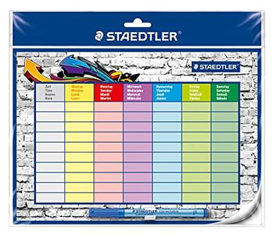 Staedtler Stundenplan Muurkalender Duits, Engels, Frans, Spaans 1 week per pagina 1 stuk(s)