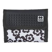 Pixie crew portemonnee met paneel 13 cm zwart/wit - thumbnail