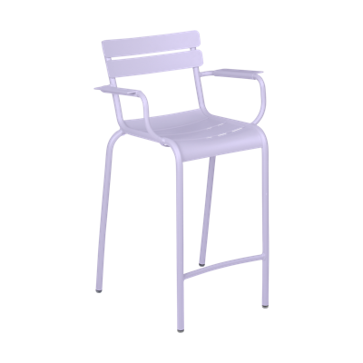 Fermob Luxembourg barkruk met arm H70 Marshmallow