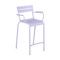 Fermob Luxembourg barkruk met arm H70 Marshmallow - thumbnail