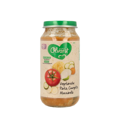 Vegetarische pasta courgette mozzarella 15M09 250 Gram