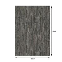 Dutch Wallcoverings Behang Embellish Silk Texture Black De120088 - thumbnail