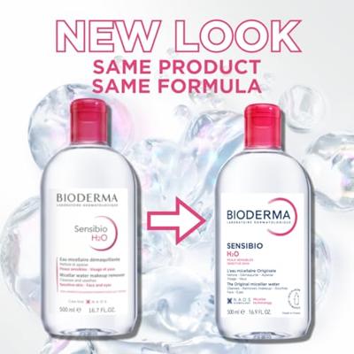 Bioderma Sensibio H2O Micellar Water 500 ml Make-up verwijderaar en reiniger Bioderma Sensibio H2O Micellar Water 500 ml Make-up verwijderaar en reiniger