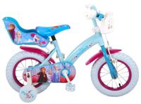 Disney Frozen 2 kinderfiets 12 inch Blauw - thumbnail