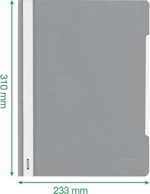 Leitz Snelhechtmap grijs, ft A4