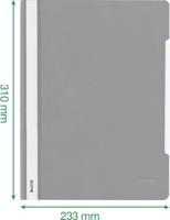 Leitz Snelhechtmap grijs, ft A4 - thumbnail