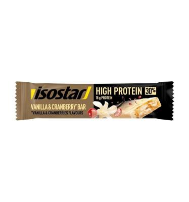 Isostar High protein 30 bar vanilla & cranberry 55 Gram