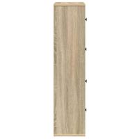 Boekenkast 60x24x101,5 cm bewerkt hout sonoma eikenkleurig - thumbnail