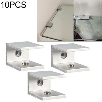10 STKS single hole aluminiumlegering glas bevestigings clip S 18mm