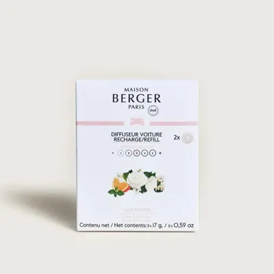 Maison Berger Navulling - voor autoparfum - Lady Flower - 2 Stuks