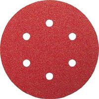 Bosch Accessoires Schuurblad Ø150 mm | G180 | WP | 6 Gaten | Velc | 5 stuks - 2609256A33 - thumbnail