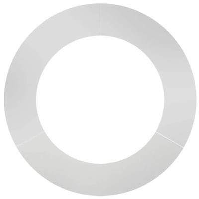 VidaXL Geschikt voor platte boomring zilver ø60 / 90 cm