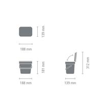 Brabantia Sort & Go afvalbakje 3 liter fir green - thumbnail