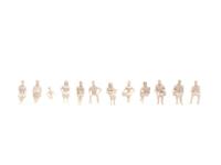 NOCH 14985 H0 Zittend en staand figuren Ongeverfd, Zittend, Staand - thumbnail