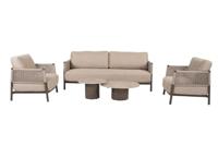Savanne loungeset met Sofie coffeetafels terre 50 x 60 cm & 70 x 80 cm 4SO - 4so - thumbnail